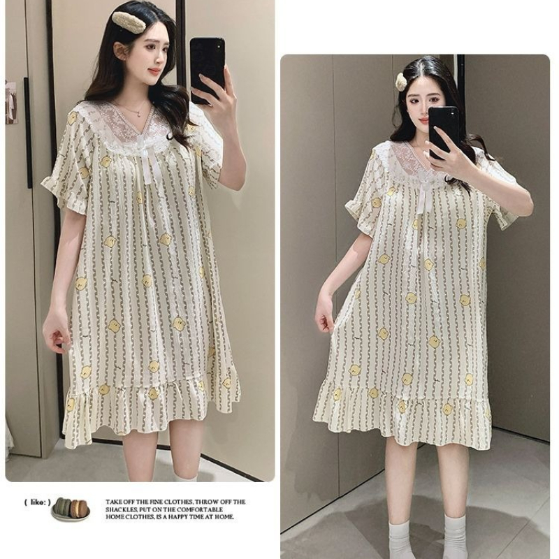 Plus Size Sweet Floral Print N - Summer Clothing Model のレビューと価格