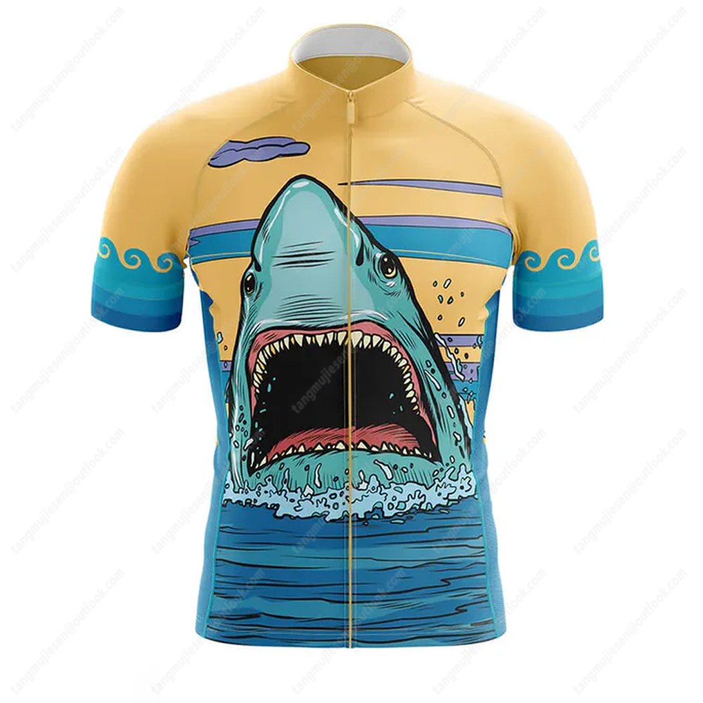 Shark Cycling Team Clothes Mtb - Summer Jumper Clothing のレビューと価格