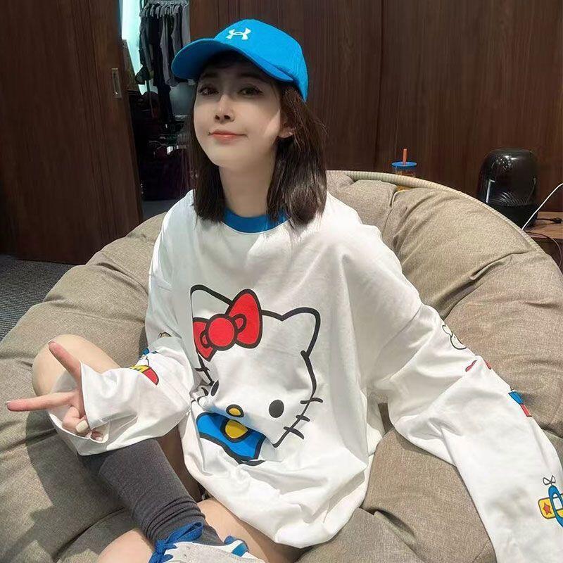 Long-Sleeved Hello Kitty Summe - Summer Clothing Women のレビューと価格