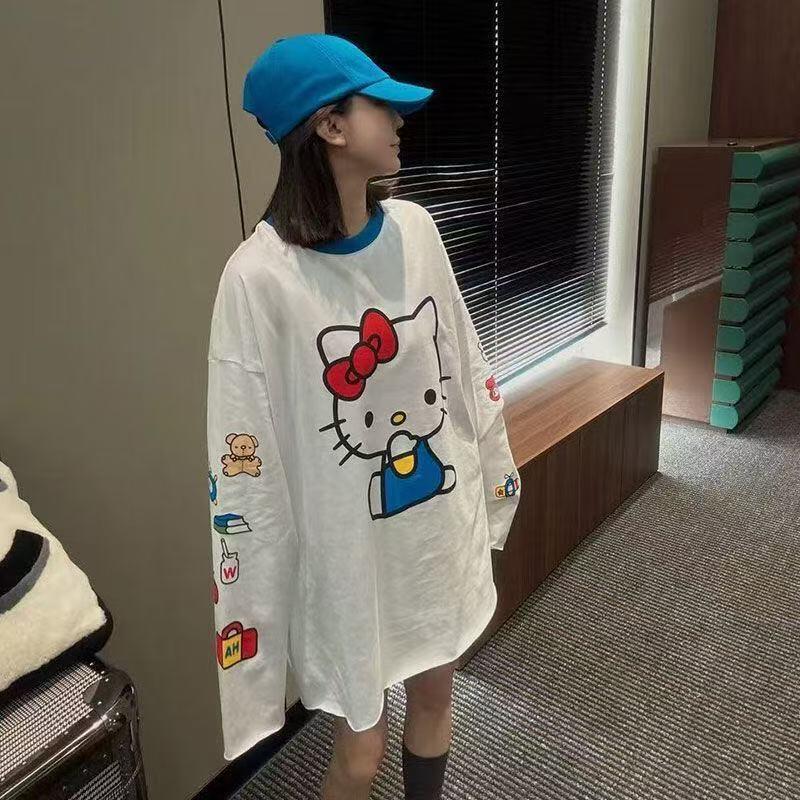 Long-Sleeved Hello Kitty Summe - Summer Clothing Women のレビューと価格