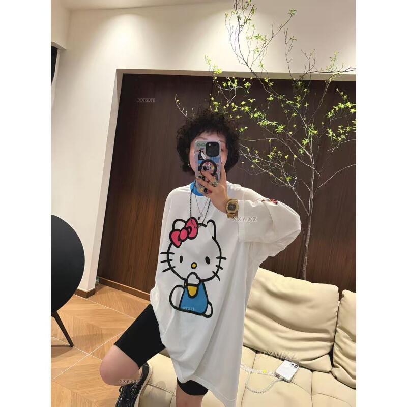 Long-Sleeved Hello Kitty Summe - Summer Clothing Women のレビューと価格