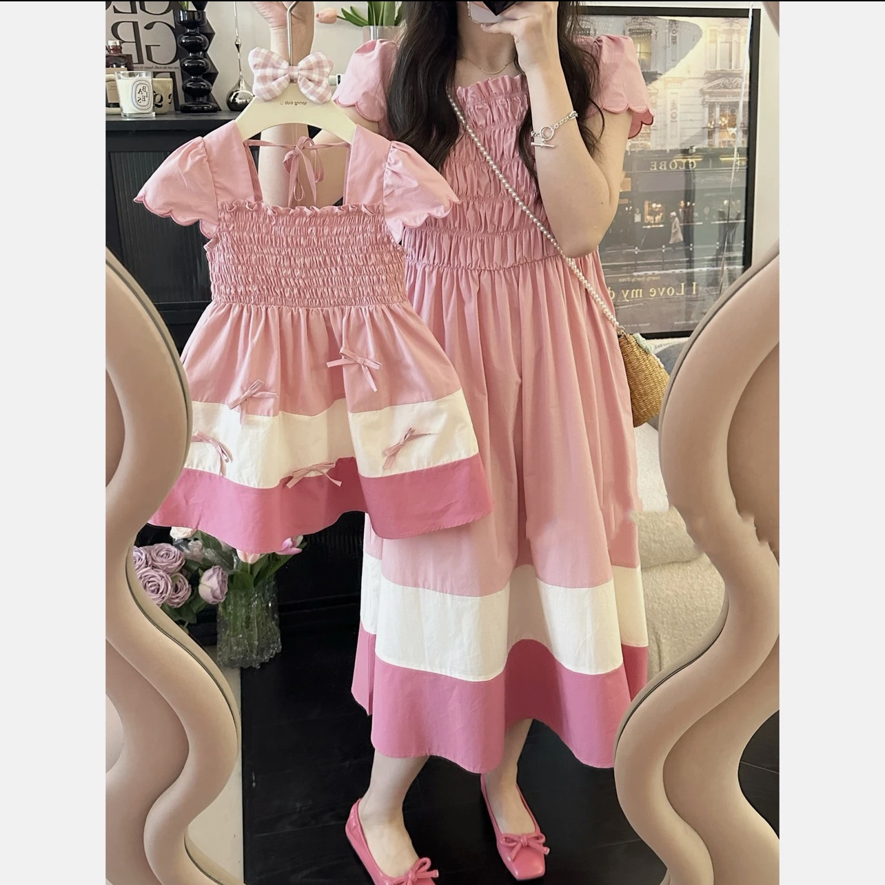 2024 Summer Mom and Daughter M - Summer Holiday Clothing Women のレビューと価格