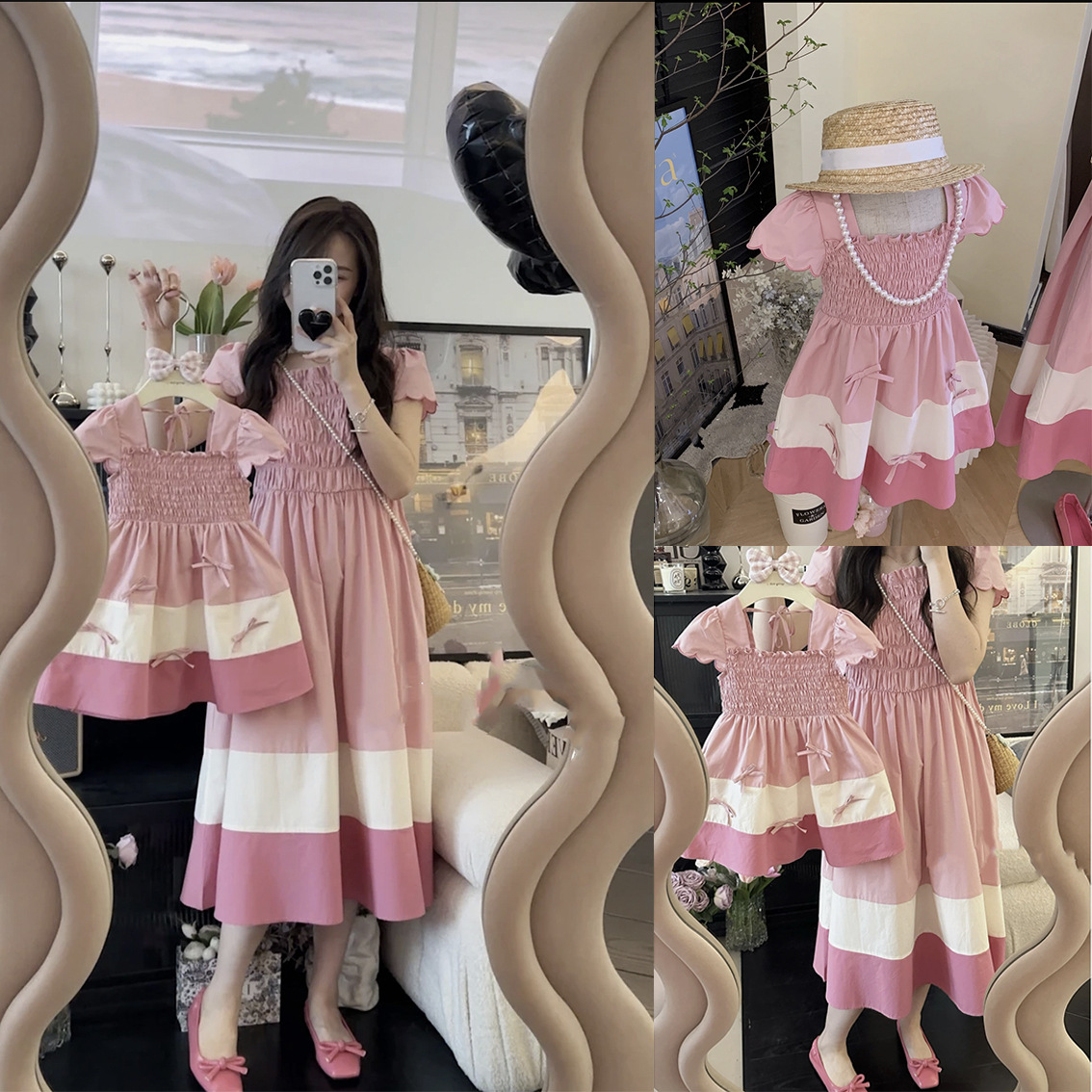 2024 Summer Mom and Daughter M - Summer Holiday Clothing Women のレビューと価格