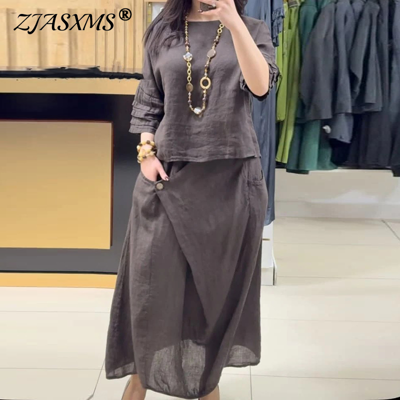 Casual O Neck Top Pullover & A - Summer Linen Clothing For Women のレビューと価格