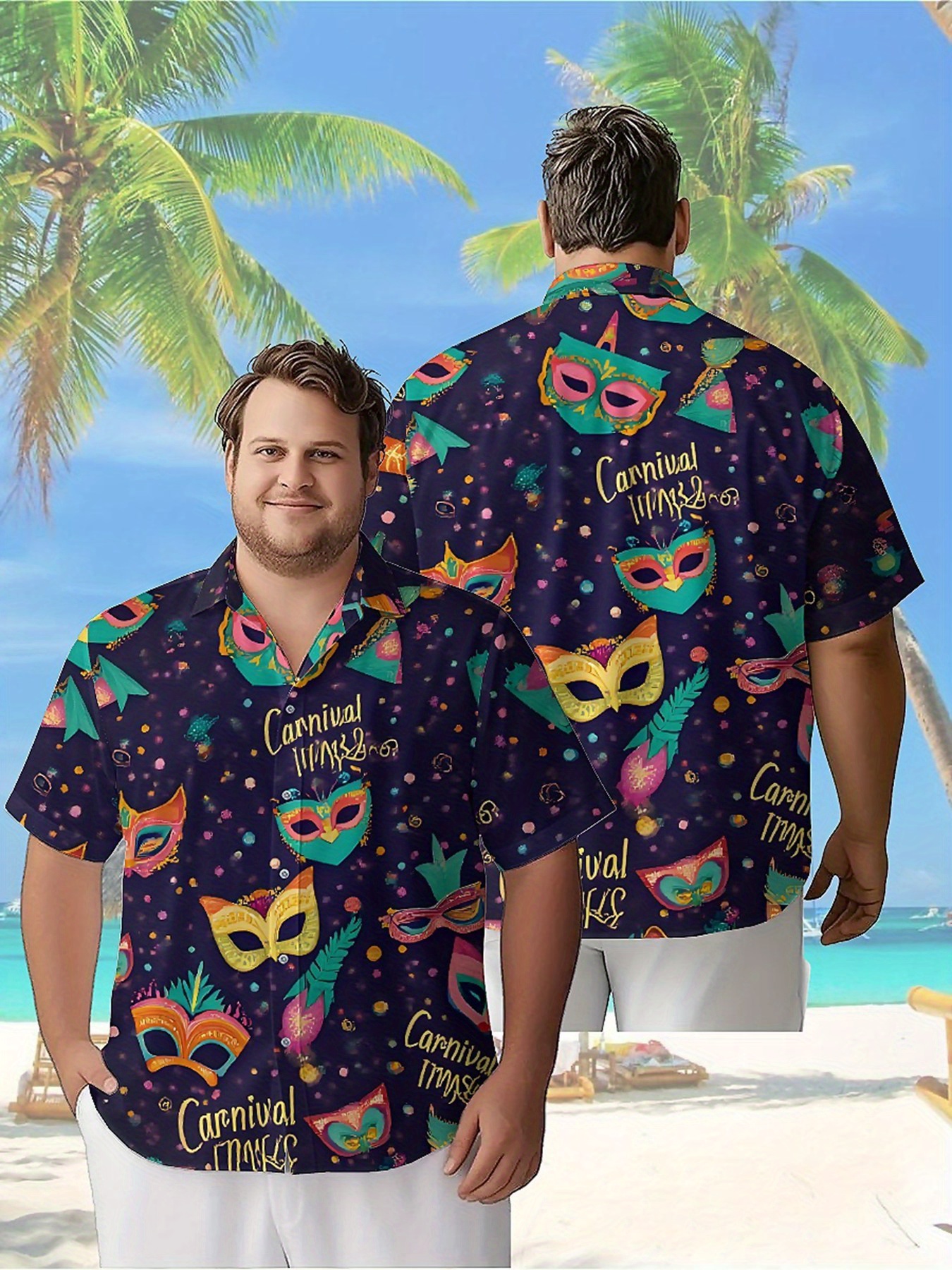 Men's Plus Size Hawaiian Shirt - Summer Clothing Patterns のレビューと価格