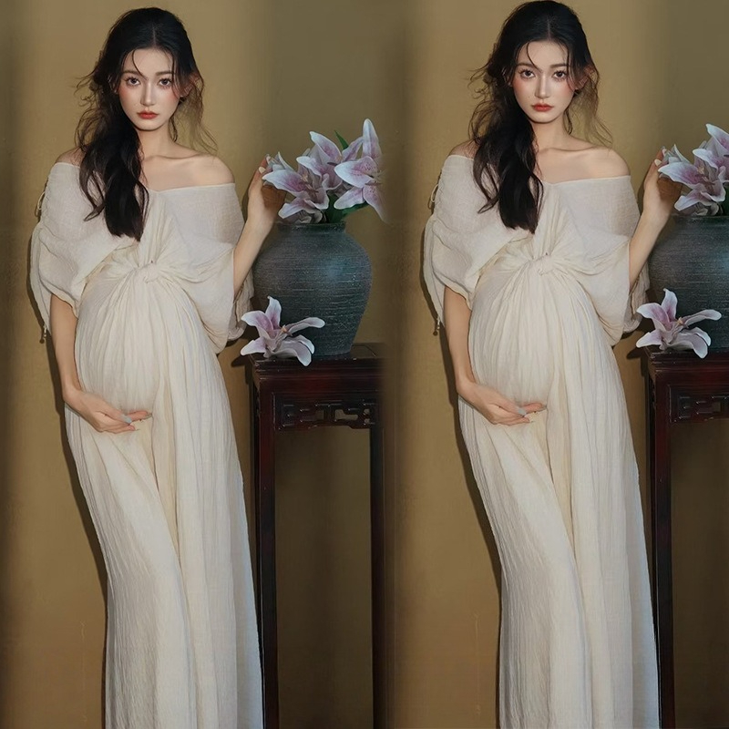 Women Maternity Photoshoot Fre - Summer Clothing In French のレビューと価格