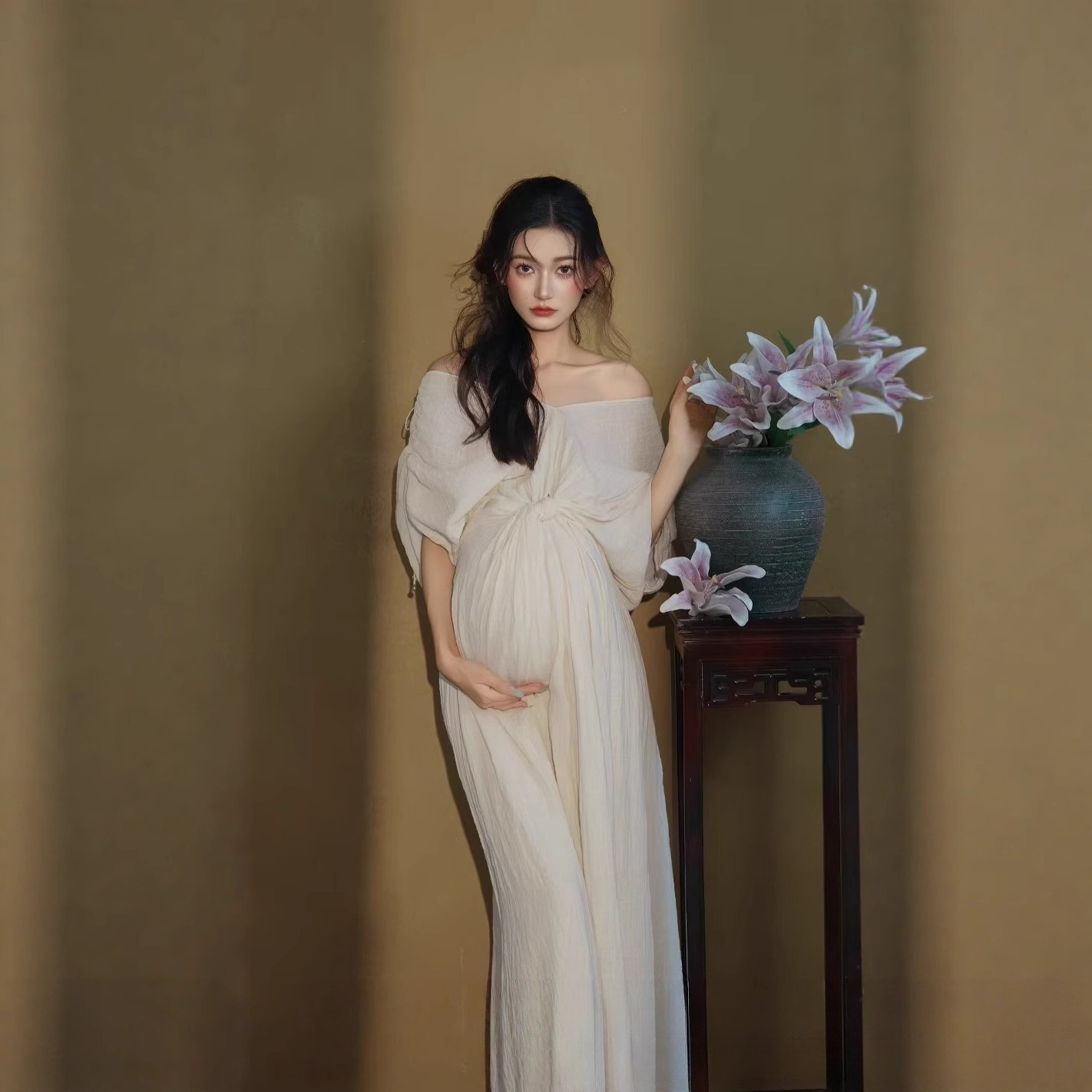 Women Maternity Photoshoot Fre - Summer Clothing In French のレビューと価格