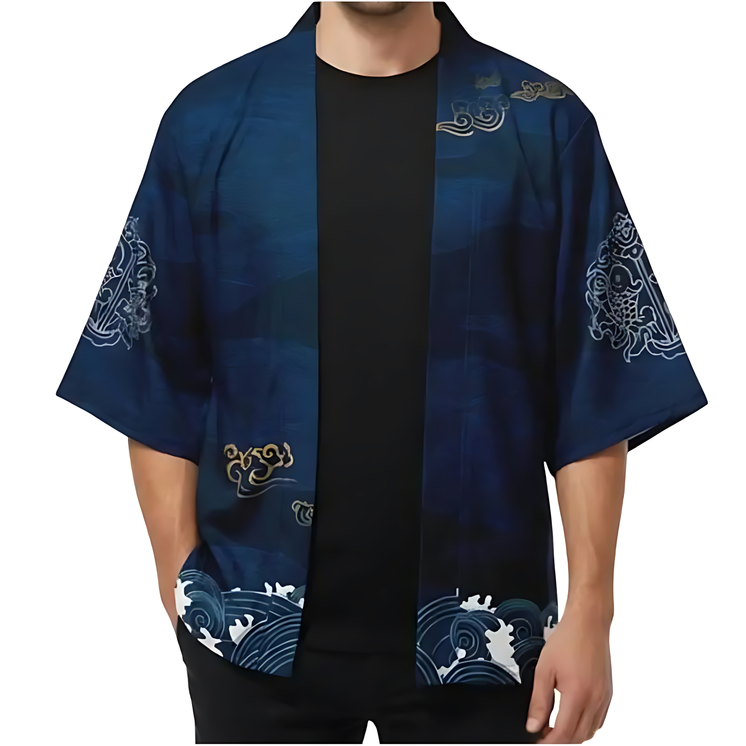 2026 Summer Men's Kimono 3D Pr - Summer Clothing Patterns のレビューと価格
