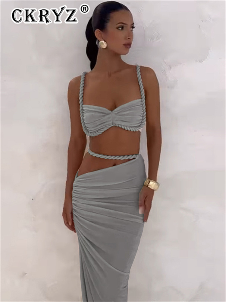 Ladies Summer Party 2 Piece Sk - Summer Clothing Model のレビューと価格