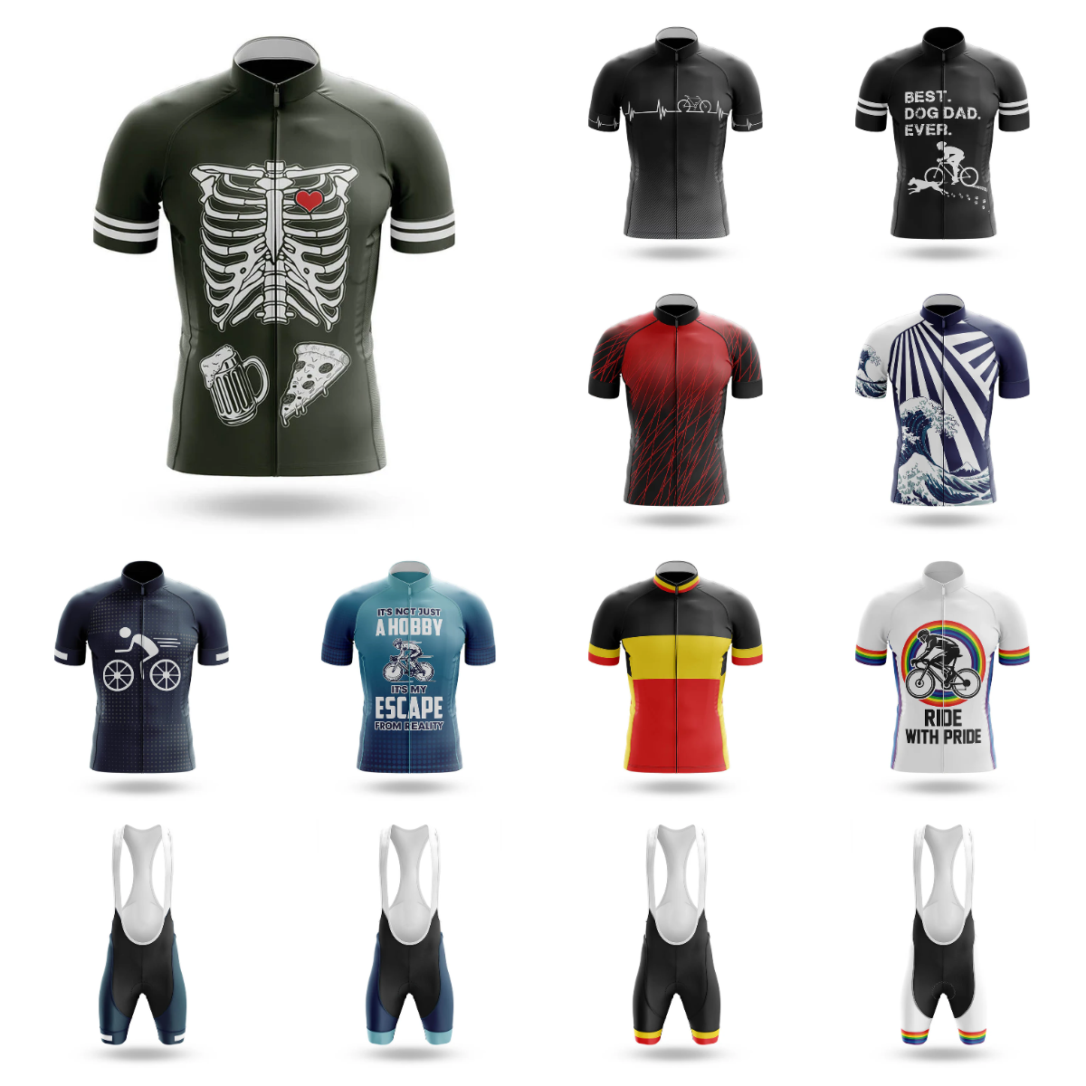 Bike On Road Cycling Jersey Cl - Summer Jumper Clothing のレビューと価格