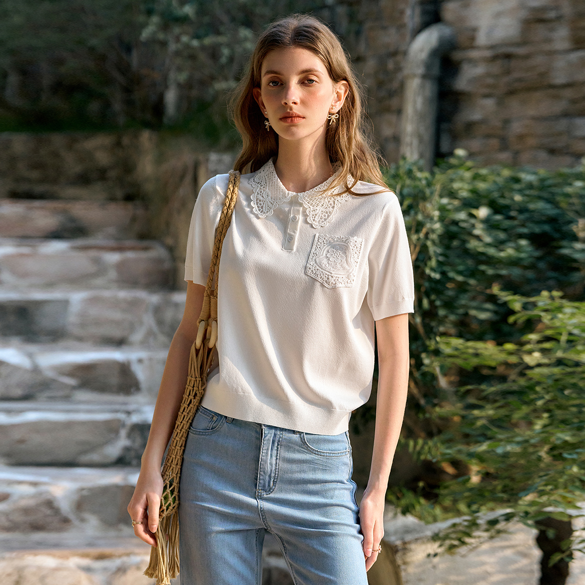 OLrain White Pullover Sweater  - Summer Jumper Clothing のレビューと価格