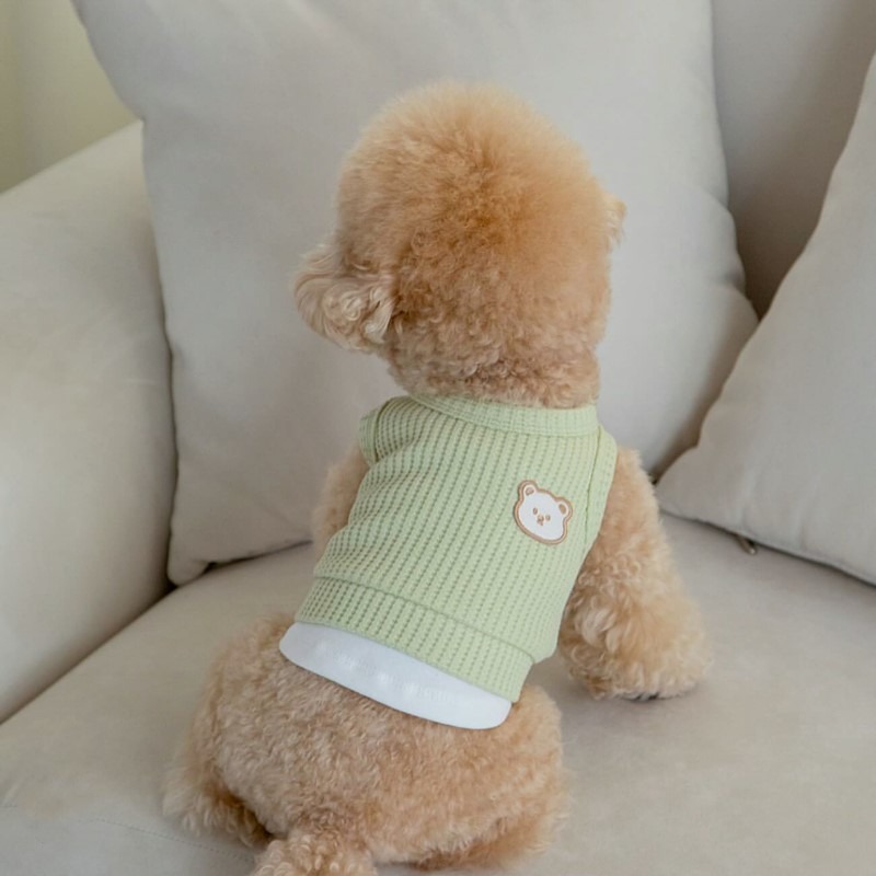 Yellow Waffle Pet Clothes Summ - Soft Summer Yellow Clothing のレビューと価格