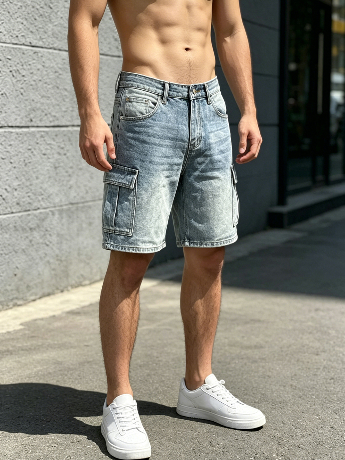 Men workwear Jeans Denim Pants - Summer Light Clothing のレビューと価格