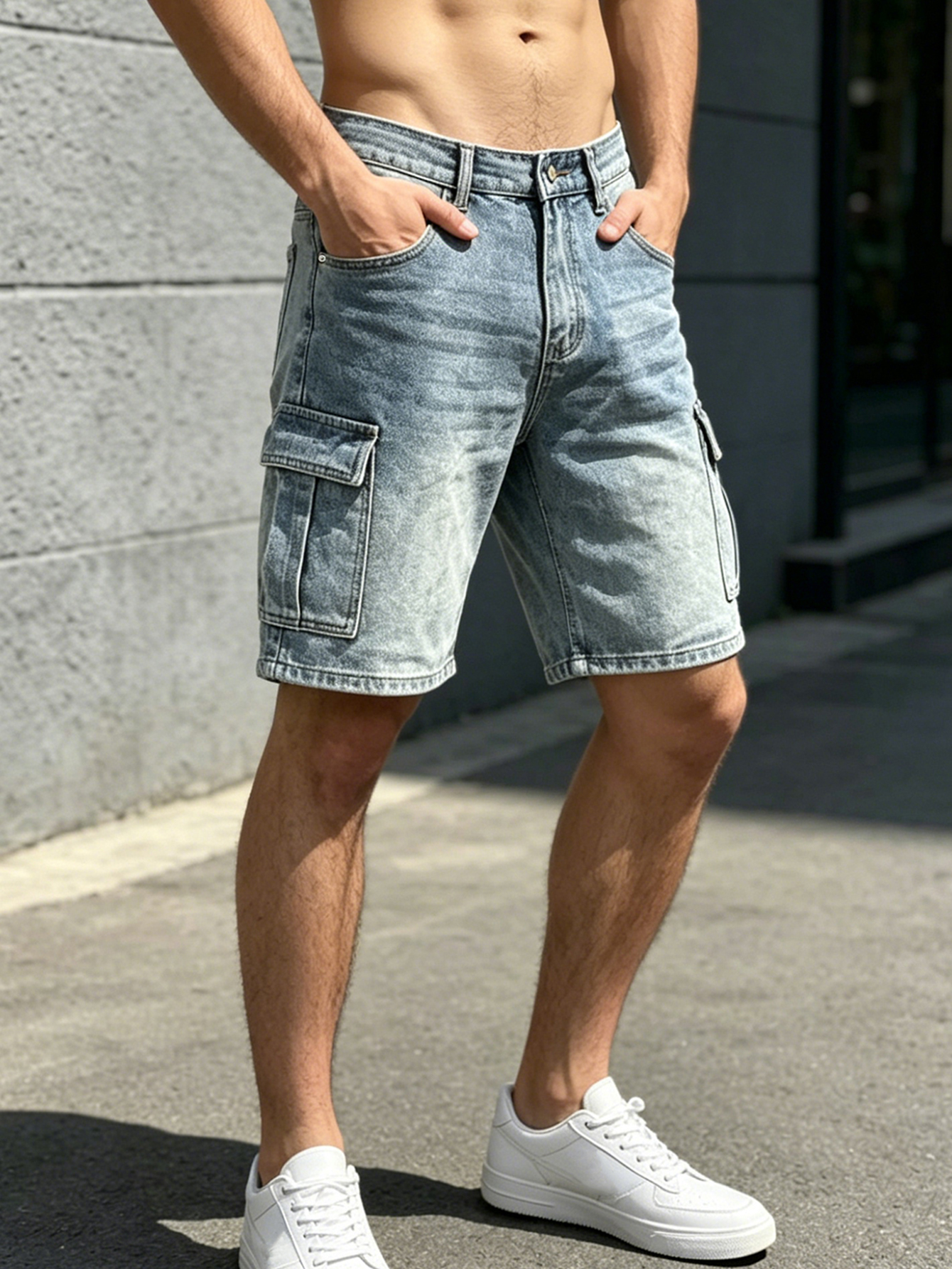 Men workwear Jeans Denim Pants - Summer Light Clothing のレビューと価格