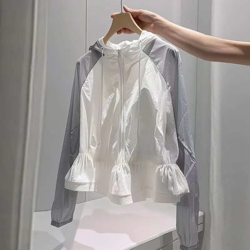 Contrast Color Sun-Protective  - Summer Light Clothing のレビューと価格