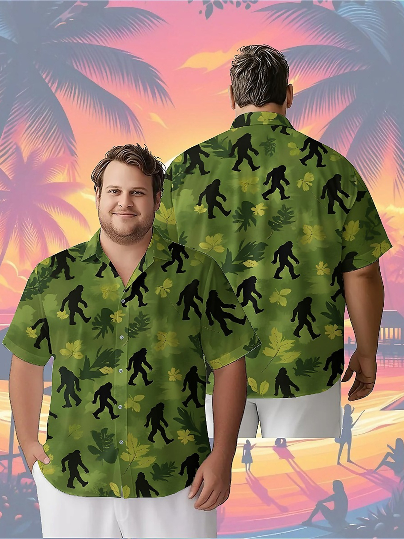 Men's Plus Size Hawaiian Shirt - Summer Clothing Patterns のレビューと価格