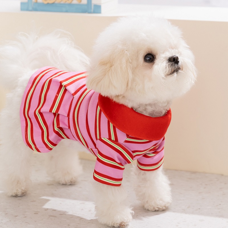Dog Clothes Summer Striped Dog - Summer Clothing In French のレビューと価格