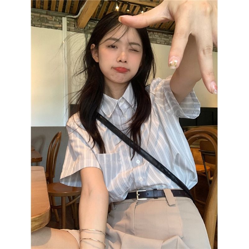 Shirts Women Bamboo-linen Blen - Crop Blouse Linen のレビューと価格