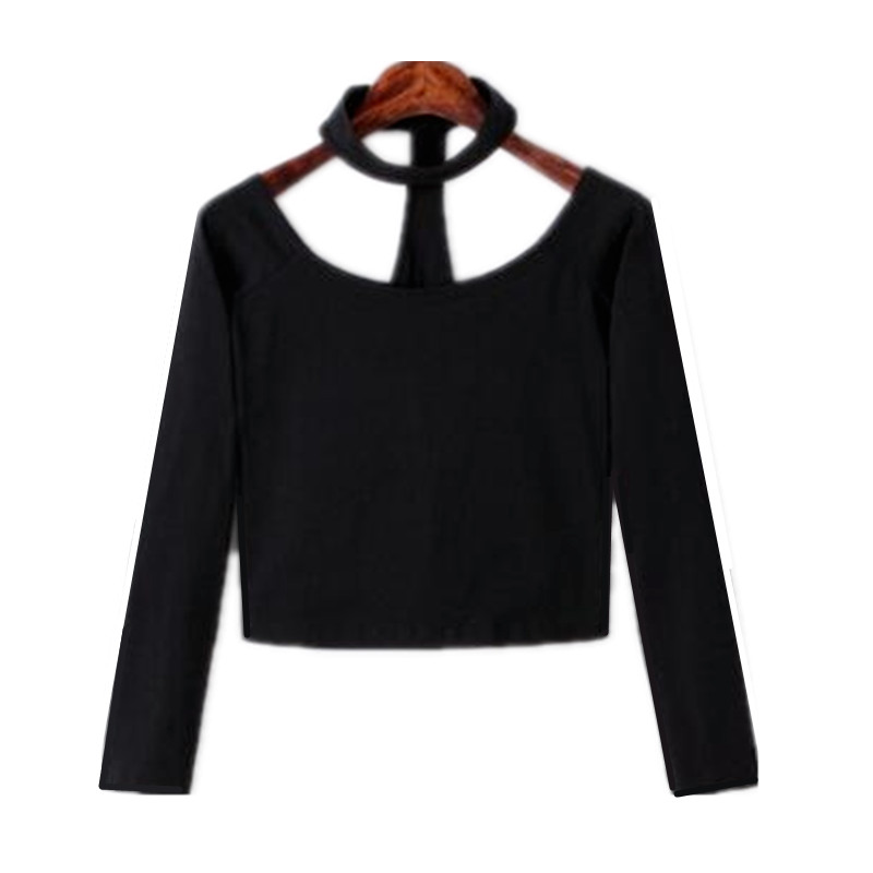 Korea style sexy slash neck bl - Halter Neck Top のレビューと価格