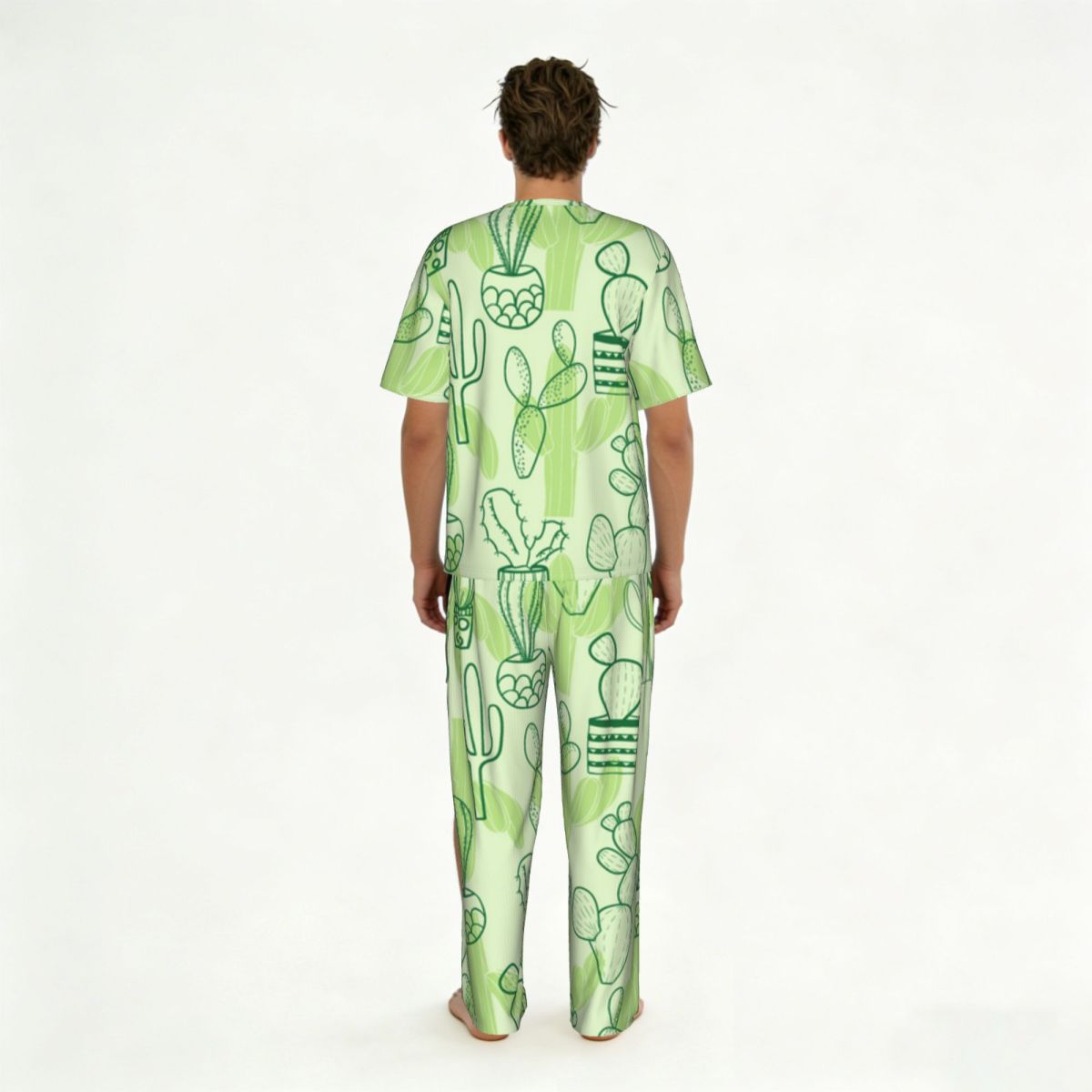 Men Pajamas Suit Short Sleeved - Summer Clothing Patterns のレビューと価格