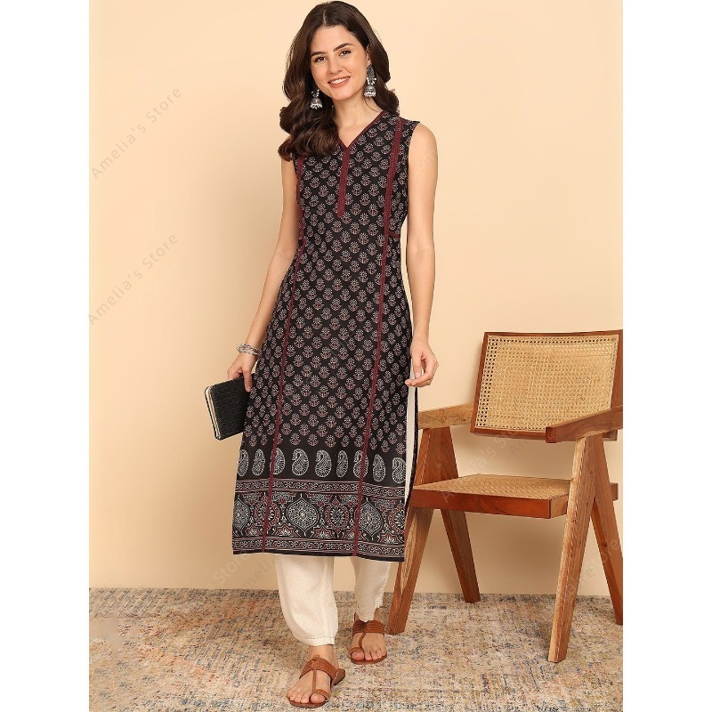 Indian Ethnic Style Women's Bl - Summer Clothing Pakistan のレビューと価格