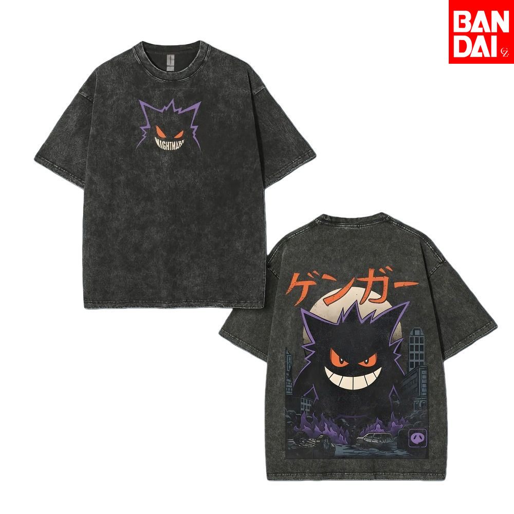 Pokemon Gastly Haunter Gengar  - Vintage Summer Clothing Men のレビューと価格