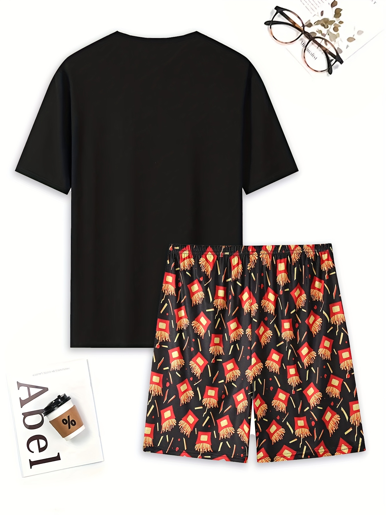 A set of french fries printed  - Summer Clothing In French のレビューと価格