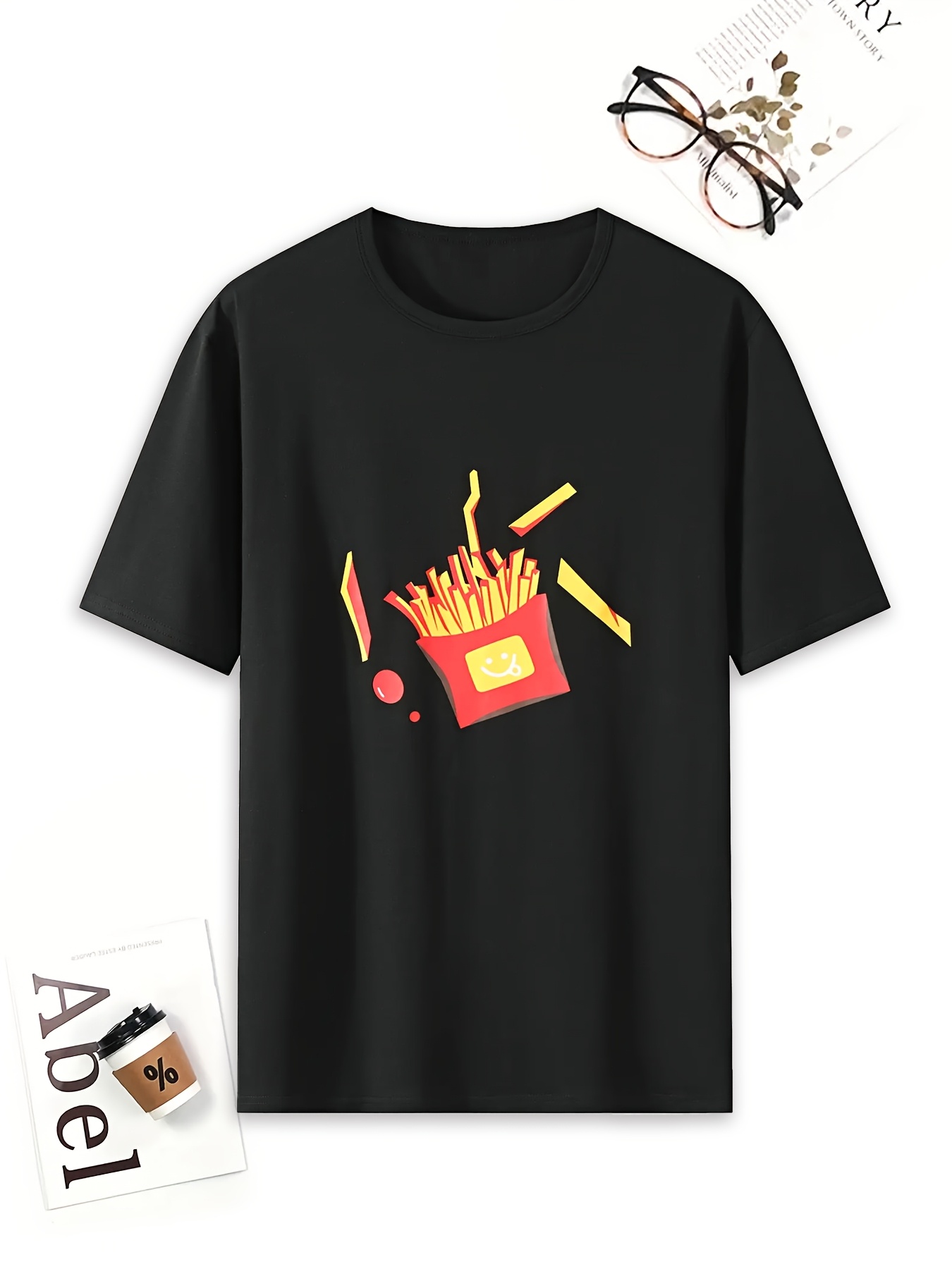 A set of french fries printed  - Summer Clothing In French のレビューと価格