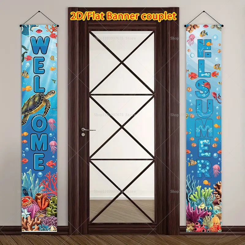 2D Hello Summer Tropical Flora - Summer Clothing Banner のレビューと価格