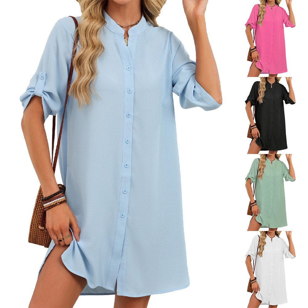 Women's Clothing Dress V Neck  - Summer Green Clothing のレビューと価格