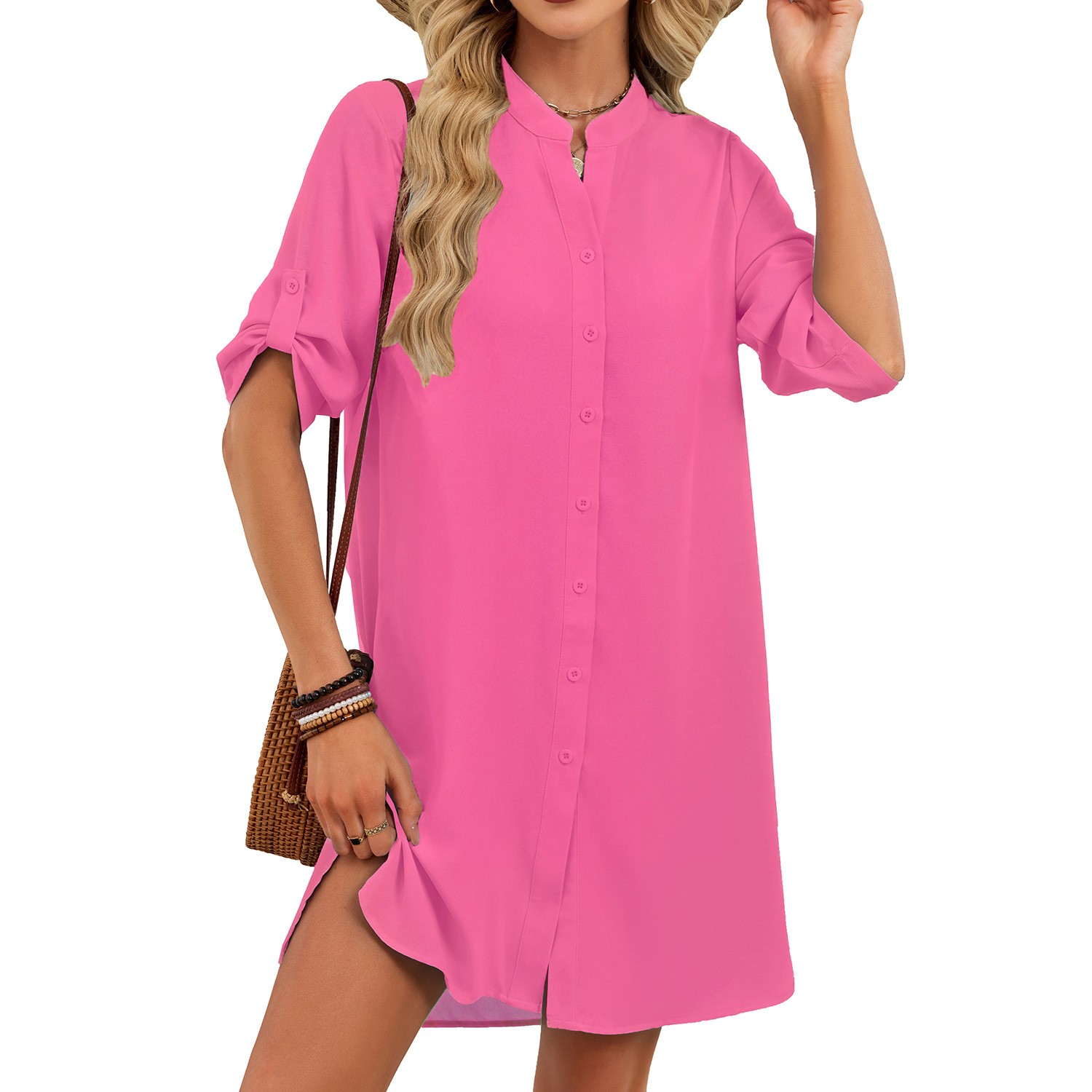 Women's Clothing Dress V Neck  - Summer Green Clothing のレビューと価格