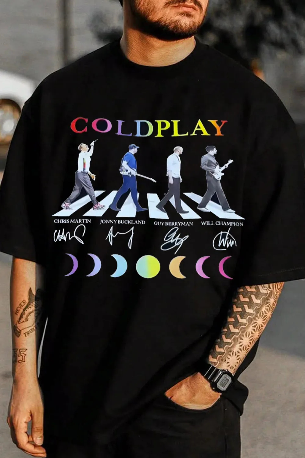Uk Band Cold-plays TShirt Mens - Womens Summer Clothing Uk のレビューと価格