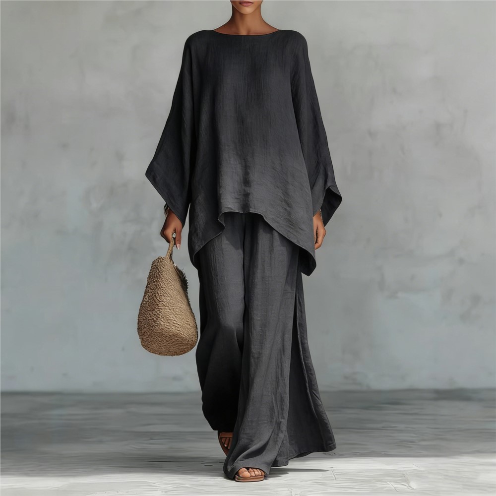 Fashion Linen Loose Long-sleev - Summer Linen Clothing For Women のレビューと価格