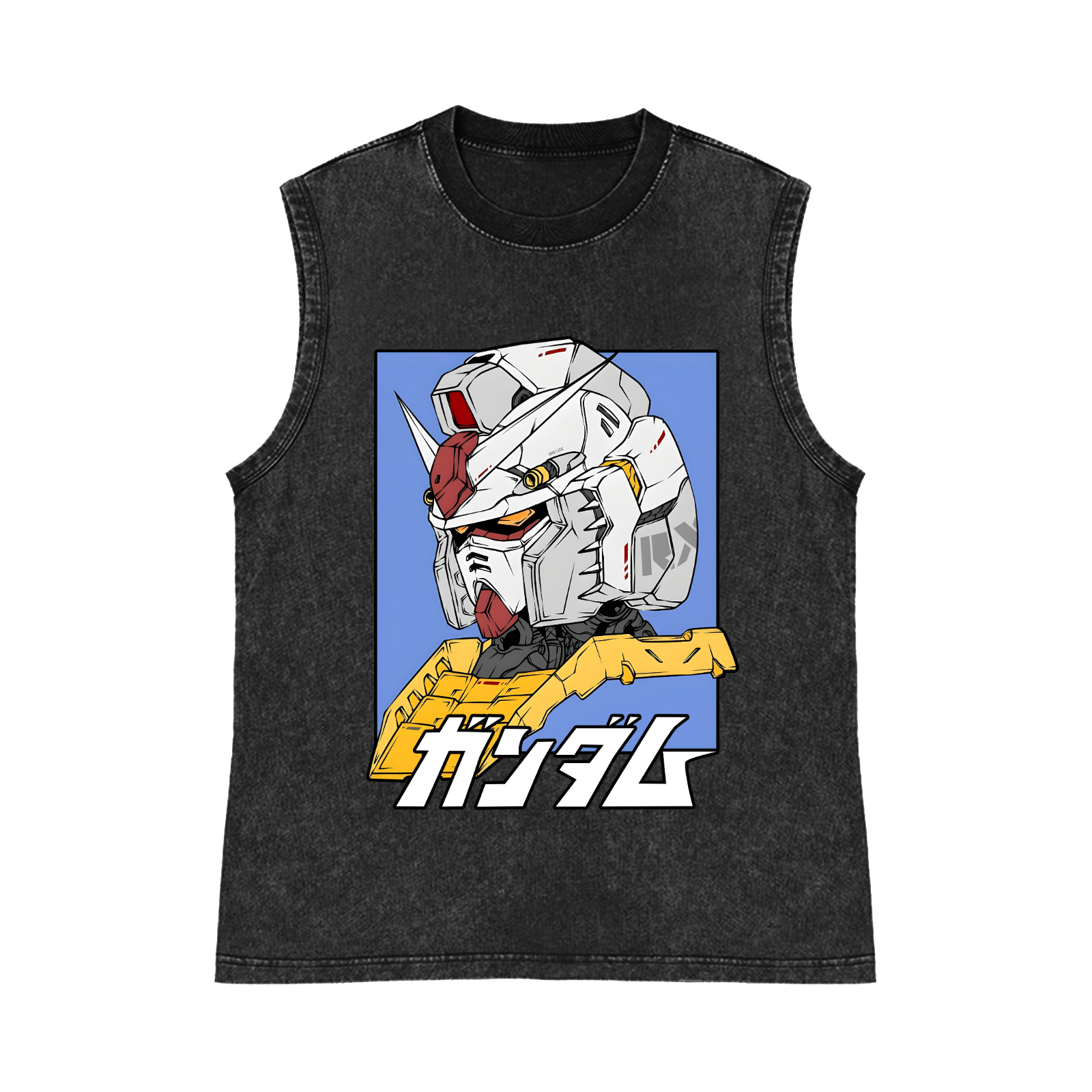 Oversized Anime Gundam Tank To - Vintage Summer Clothing Men のレビューと価格