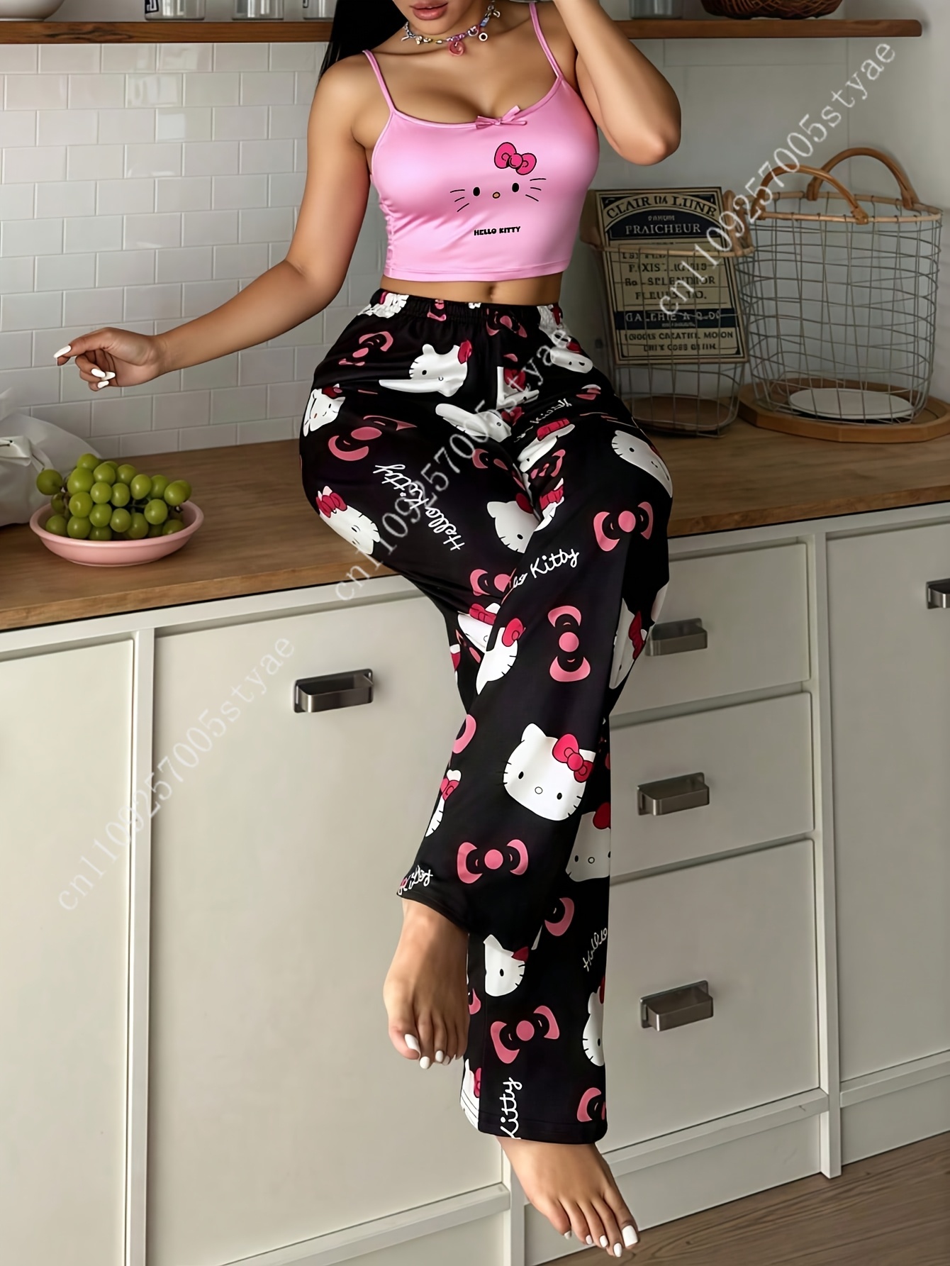 2pcs Sanrio Hello Kitty Pajama - Halter Neck Top のレビューと価格