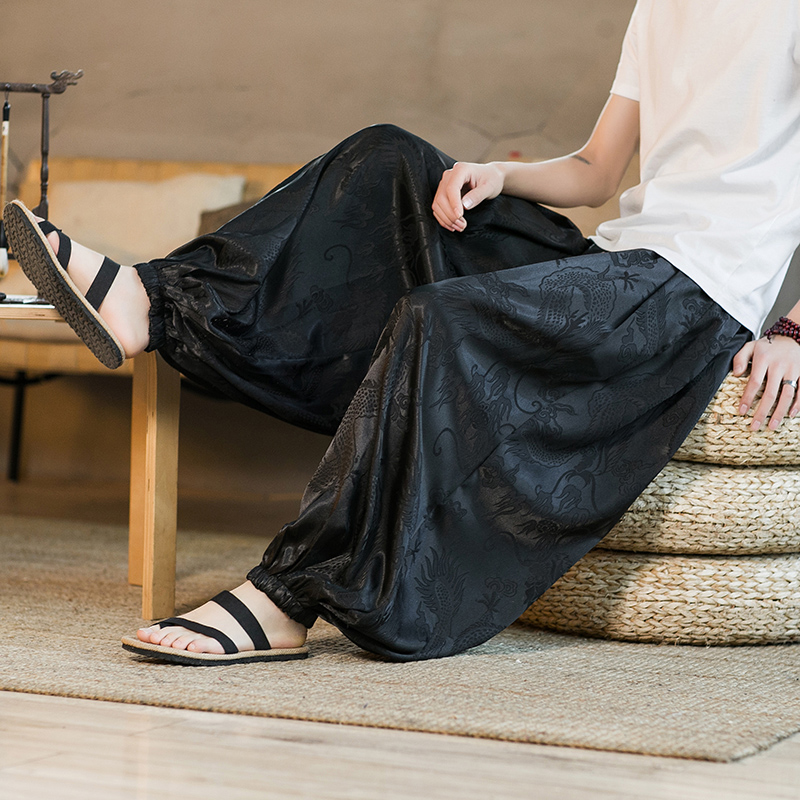 Men Harun Pants Summer Ice Sil - Summer Light Clothing のレビューと価格