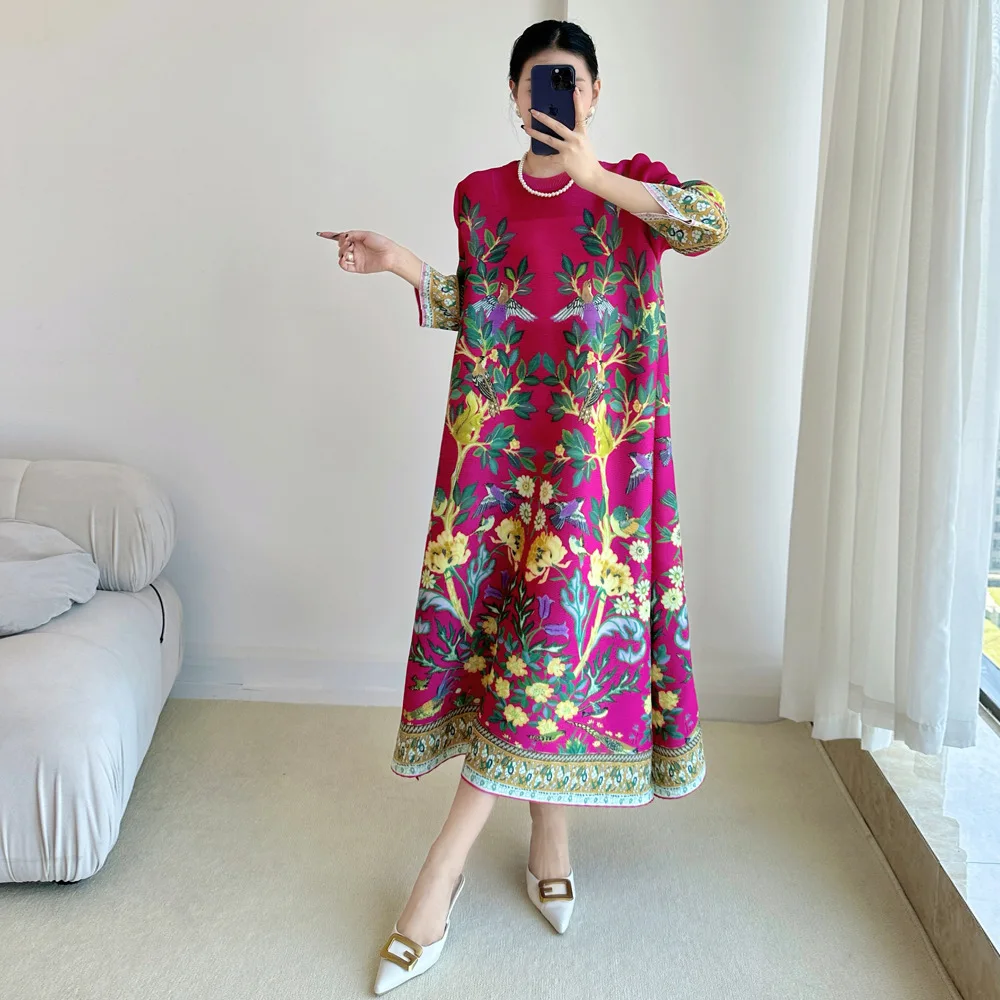 Miyake Vintage Print Dress Sev - Summer 2025 Clothing Essentials のレビューと価格