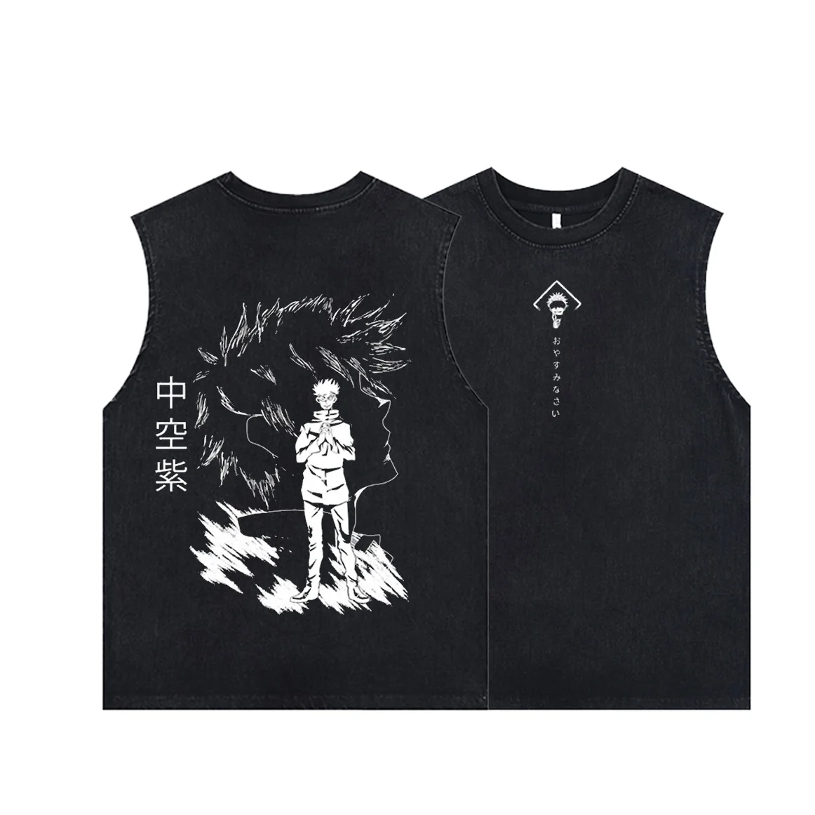 Men's Tank Tops Anime Gojo Sat - Vintage Summer Clothing Men のレビューと価格