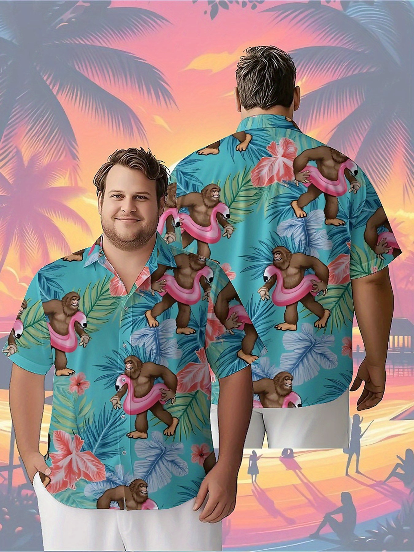 Men's Plus Size Hawaiian Shirt - Summer Clothing Patterns のレビューと価格