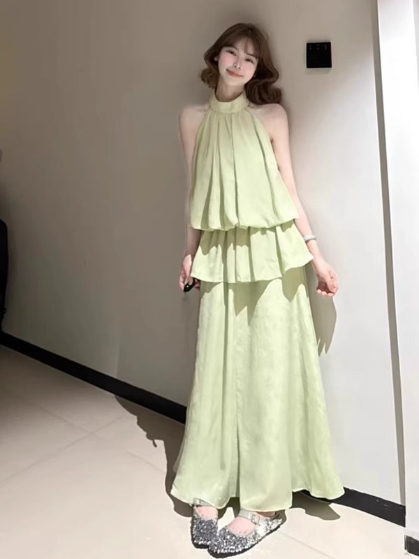 Stunning Unique Green Long Dre - Summer Green Clothing のレビューと価格