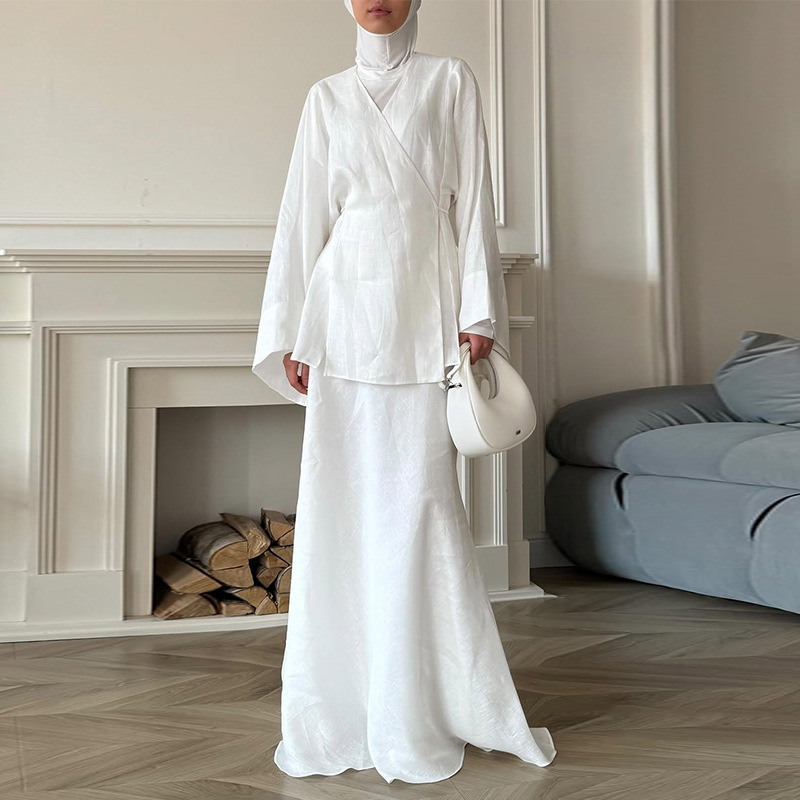 Two Pieces Women Dress Sets So - Summer Linen Clothing For Women のレビューと価格