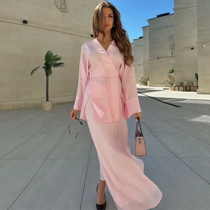 Two Pieces Women Dress Sets So - Summer Linen Clothing For Women のレビューと価格