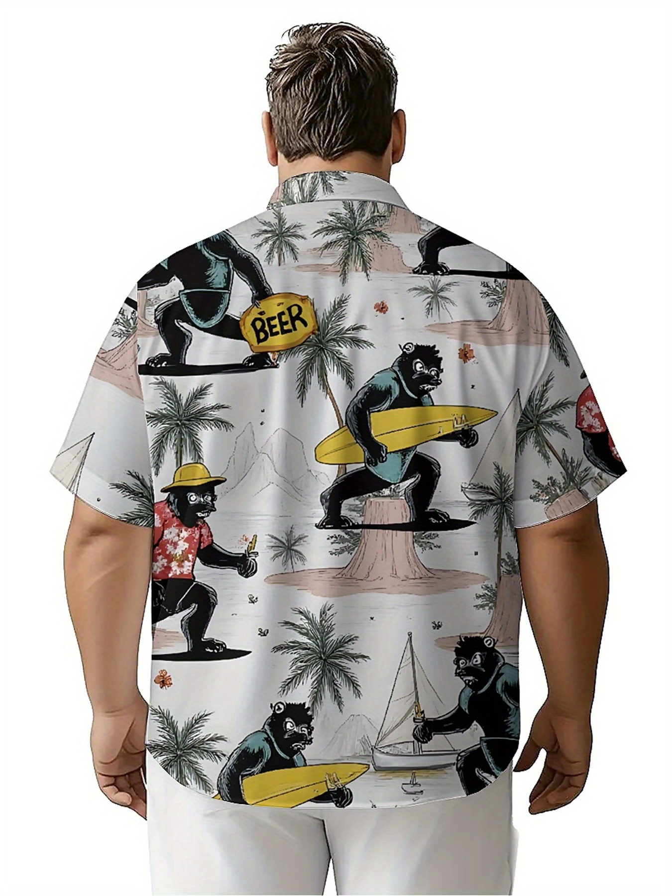 Men's Plus Size Hawaiian Shirt - Summer Clothing Patterns のレビューと価格