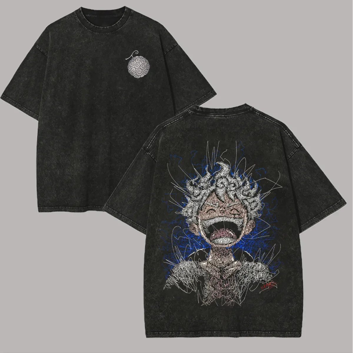 Anime One Piece Vintage Washed - Vintage Summer Clothing Men のレビューと価格