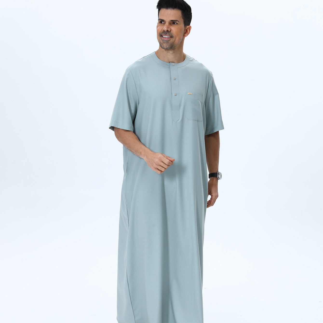 Muslim Men Abaya Kaftan Pakist - Summer Clothing Pakistan のレビューと価格