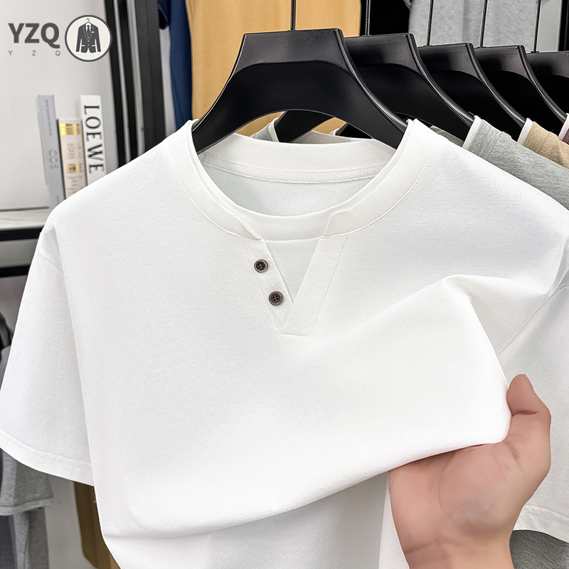Mens Short Sleeve T Shirt Henl - Summer Clothing Guys のレビューと価格
