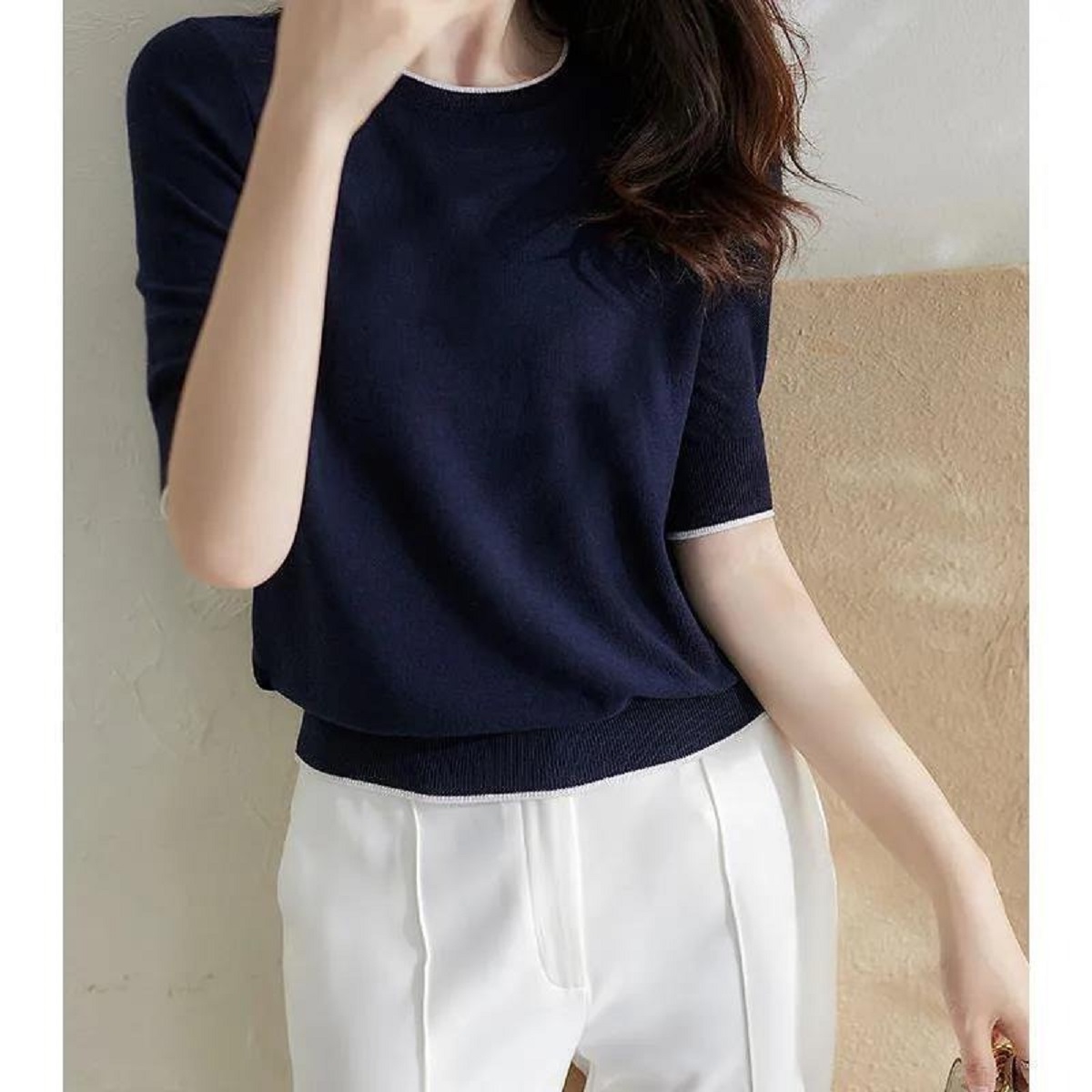 Women Sweater Summer Spring Ko - Summer Jumper Clothing のレビューと価格