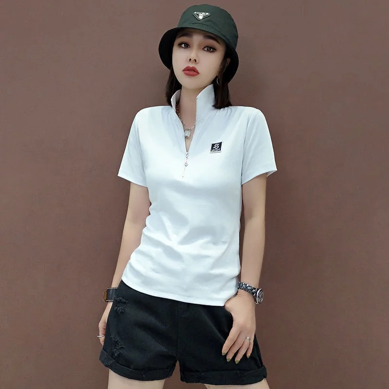 T-shirt Woman Short Sleeve Tee - Summer Green Clothing のレビューと価格