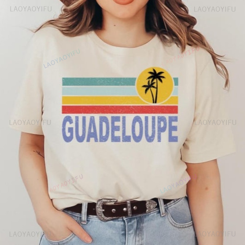 Guadeloupe Graphic Printed Hol - Summer Holiday Clothing Women のレビューと価格