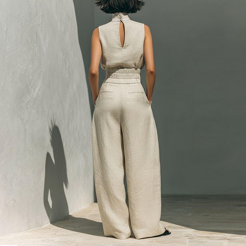 Vintage Solid Cotton Linen Sui - Summer Linen Clothing For Women のレビューと価格